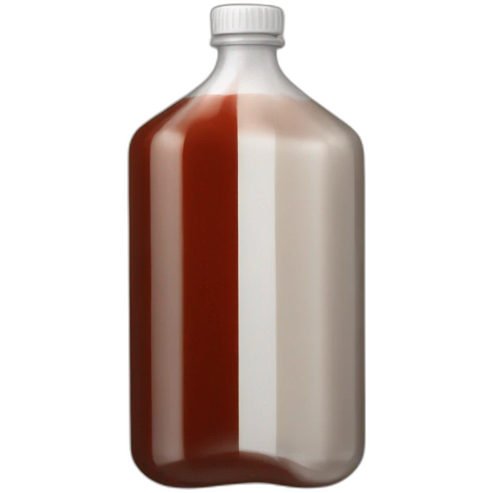 oil bottle brown red colour  emoji
