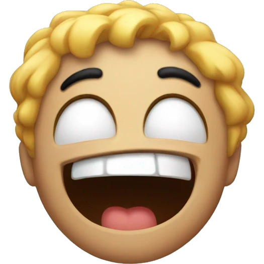 Funny emotion emoji