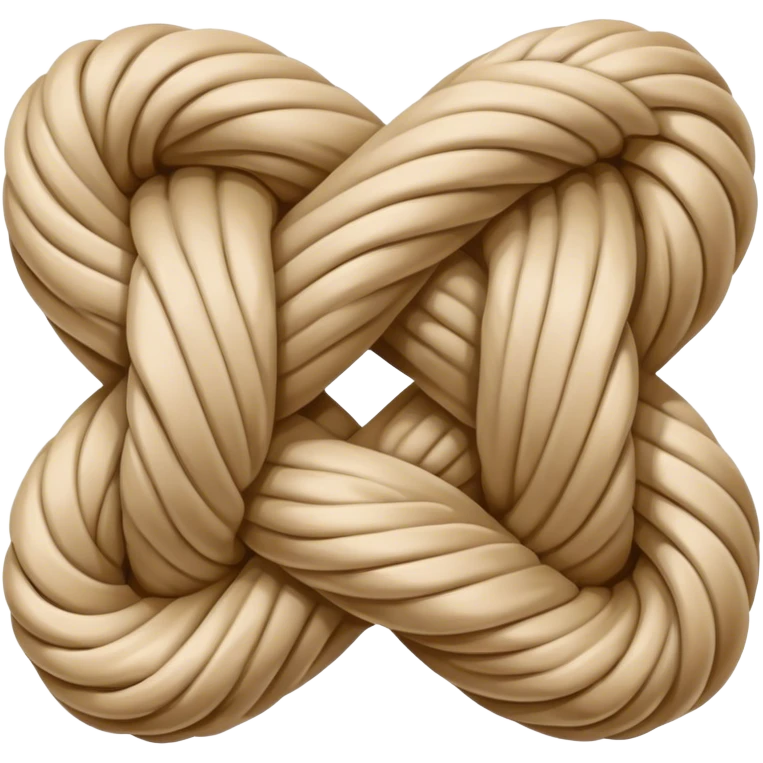 beige knot  emoji
