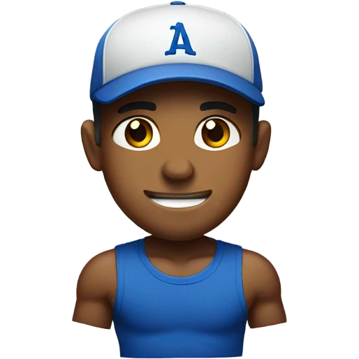 6 pack guy with a baseball cap  emoji