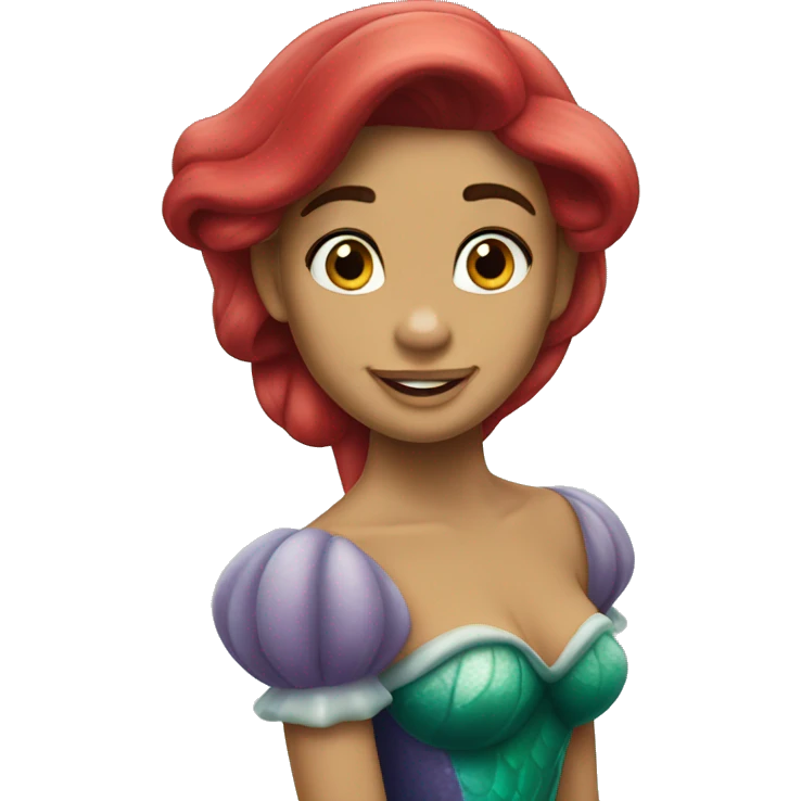 The little mermaid emoji