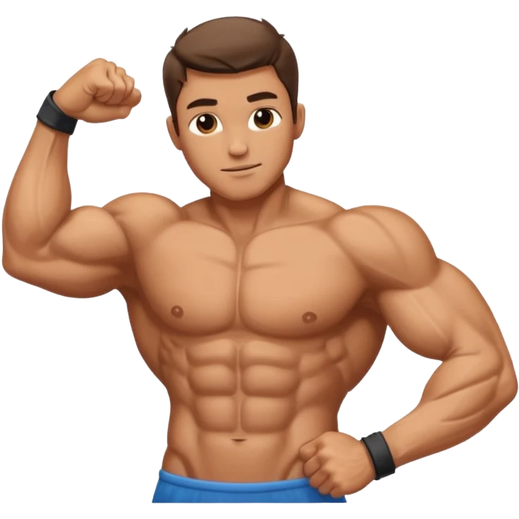 male biceps and triceps emoji emoji