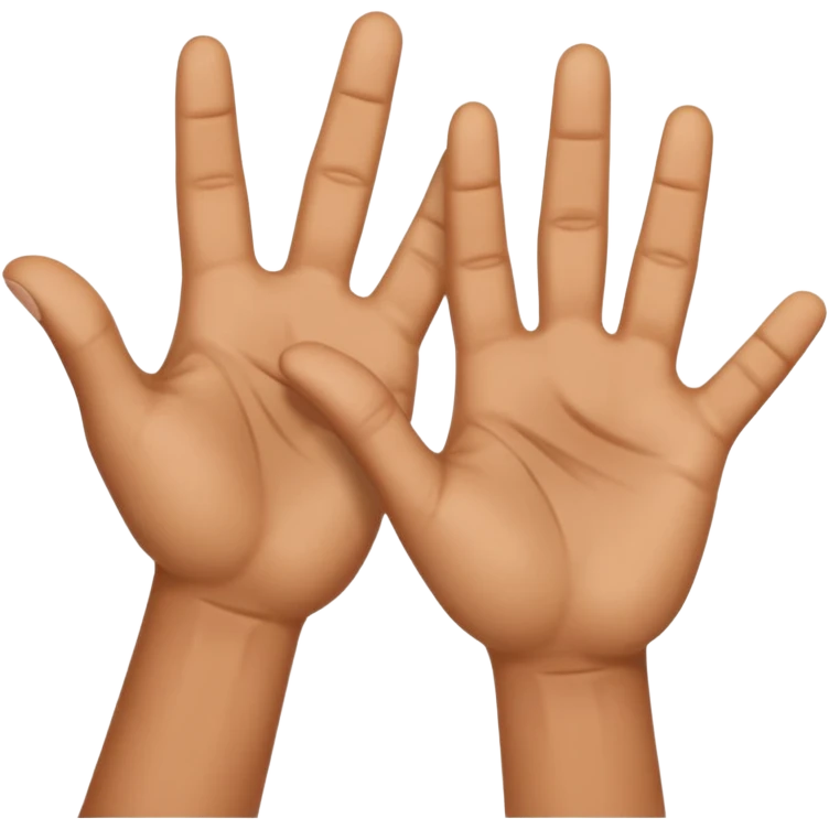 👉🏻👋🏻 emoji