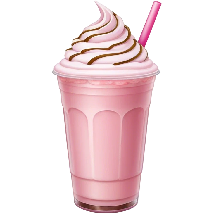 Pink frappe  emoji
