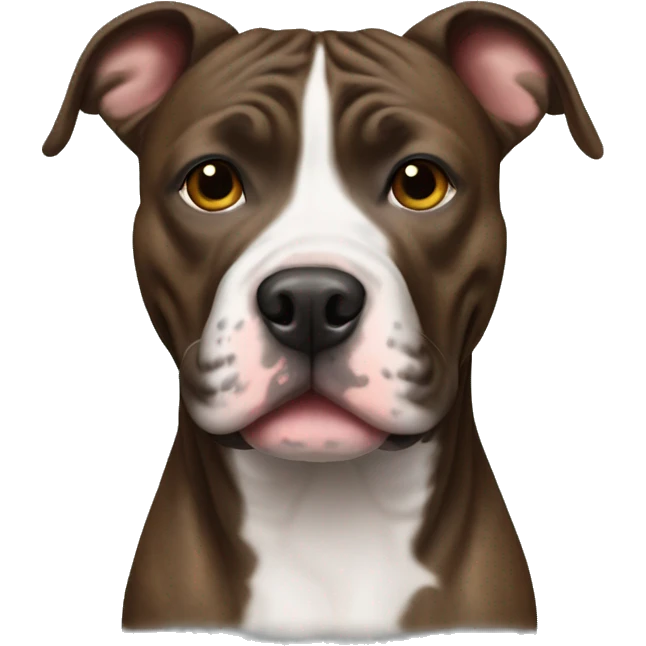 Brindle pitbull emoji
