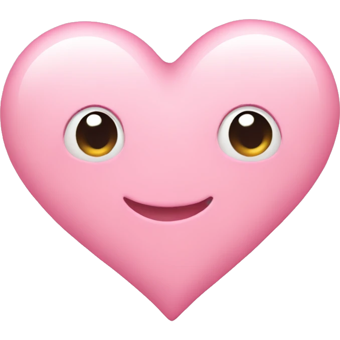 Light pink heart emoji emoji