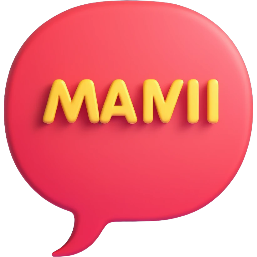 white 3d speech bubble emoji
