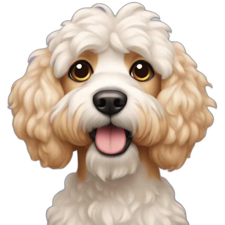 Caniche nain roux emoji
