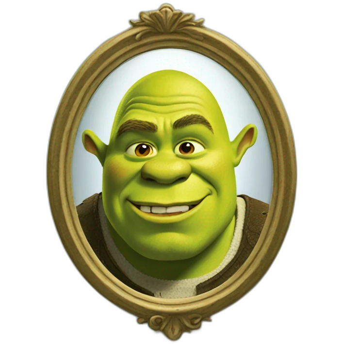 shrek mirror emoji