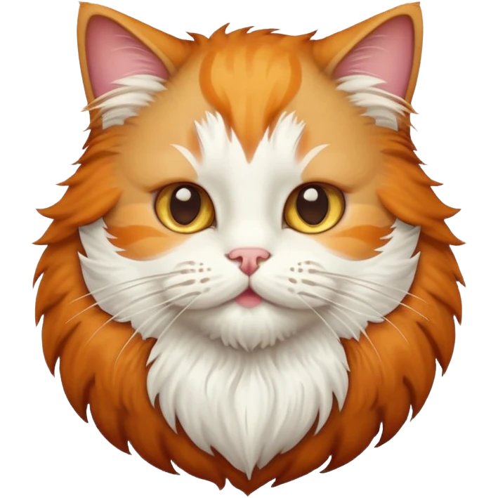Cat with beard emoji