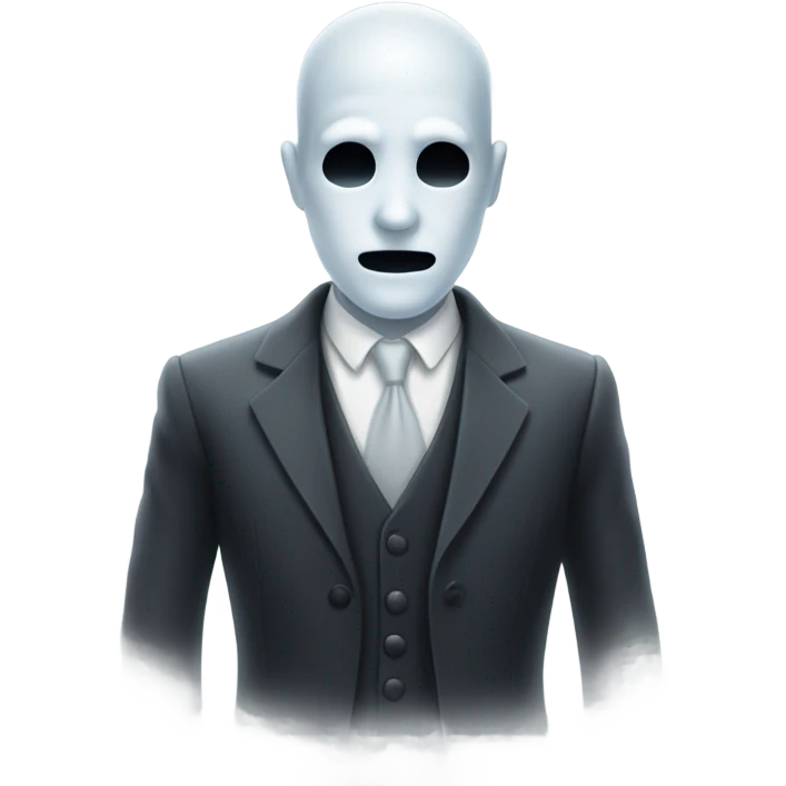 ghost wearing a suit emoji