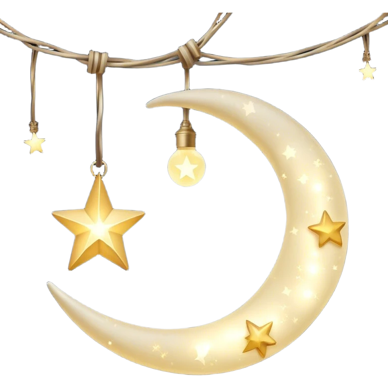 fairy lights ramadan  emoji