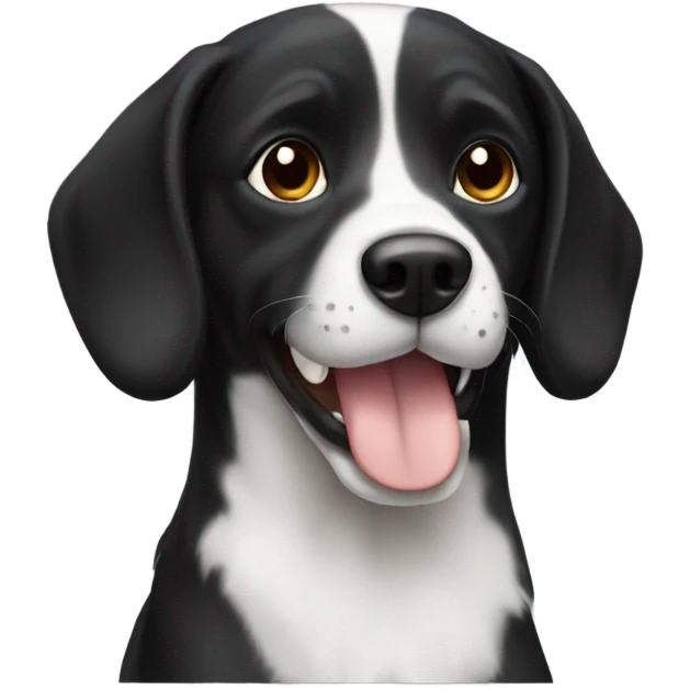 Dog black emoji