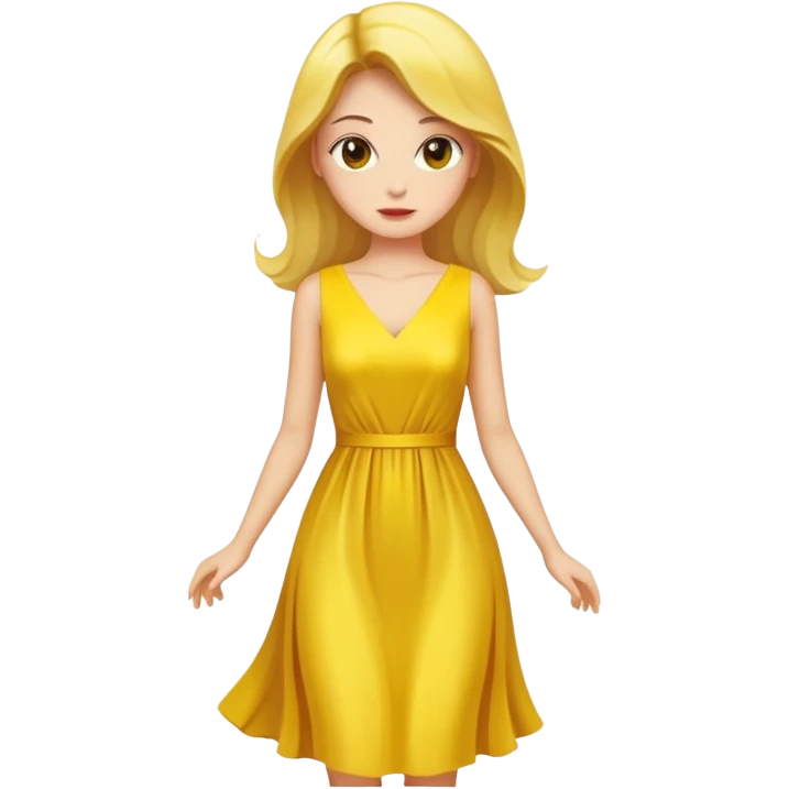 yellow dress emoji