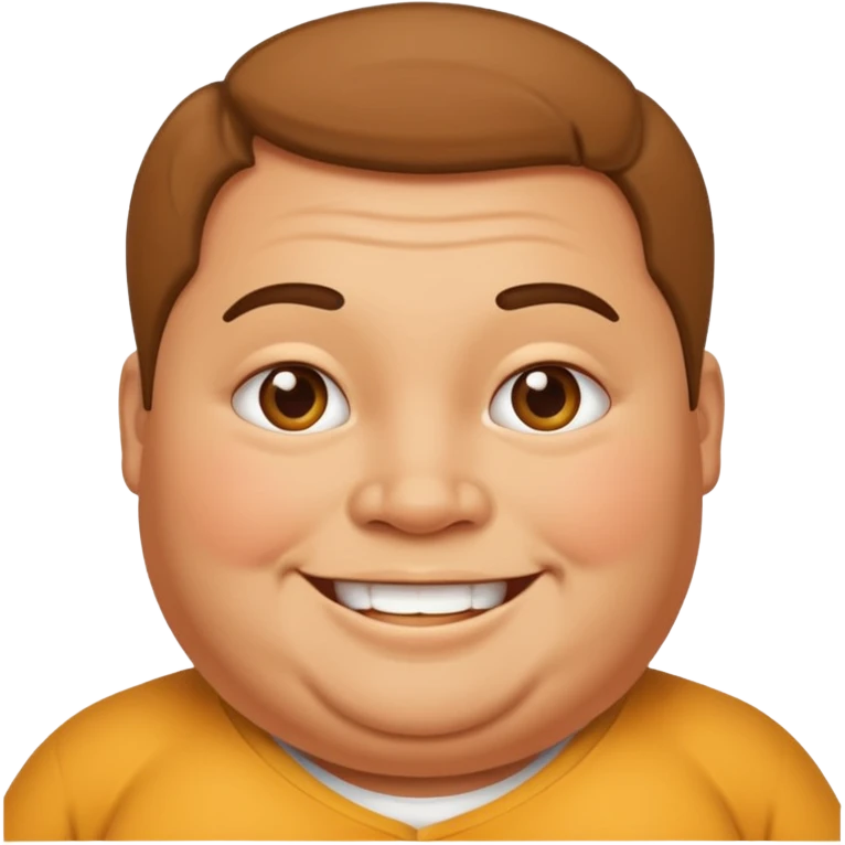 Fat person emoji