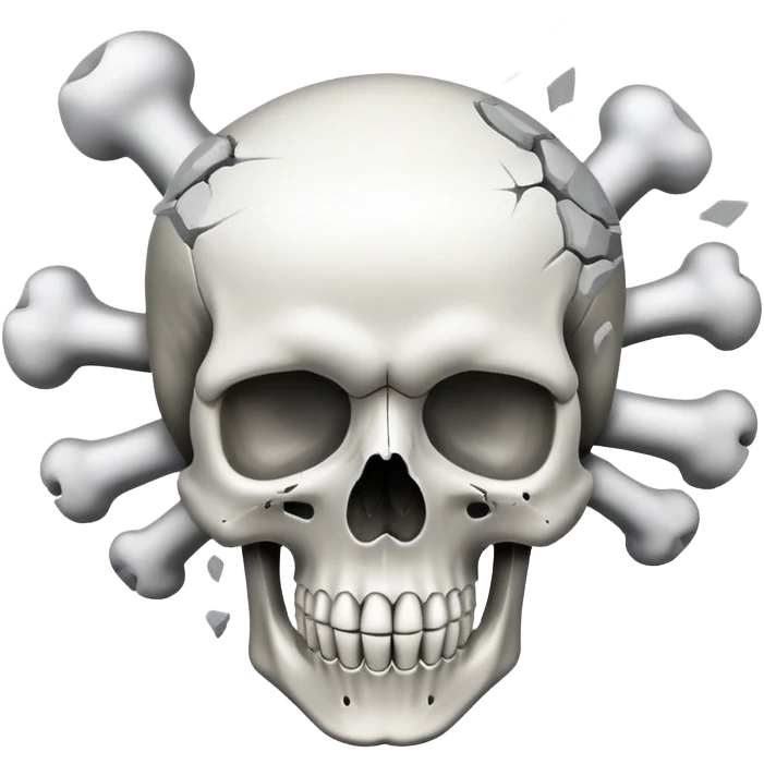 Exploding skull emoji