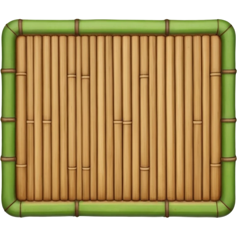 bamboo doormat emoji