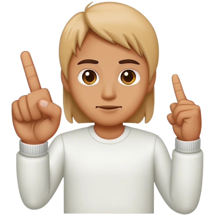 Giving the middle finger emoji