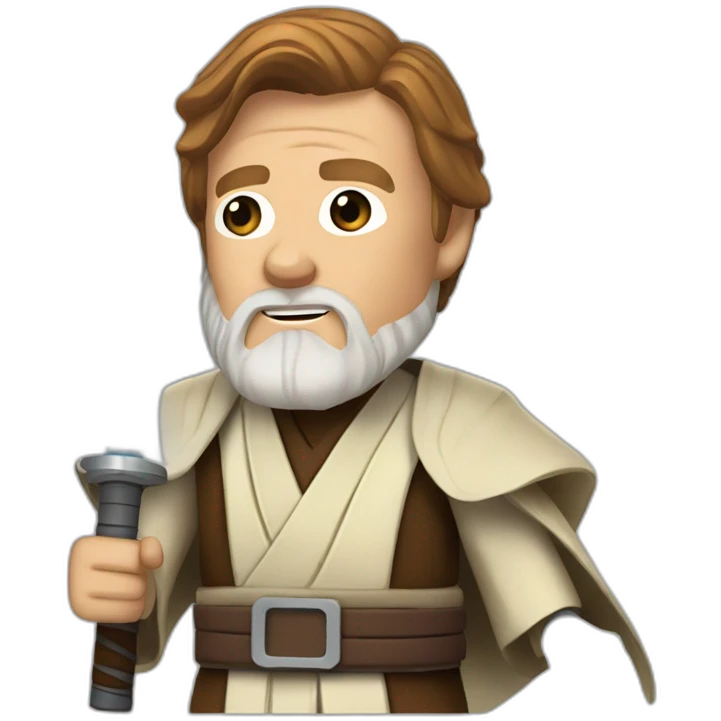 Obi-Wan Kenobi saying hello there emoji