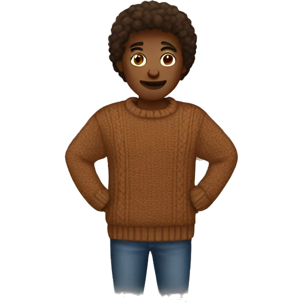 brown sweater emoji