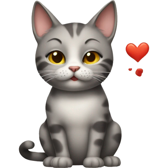 Cat blowing kisses  emoji
