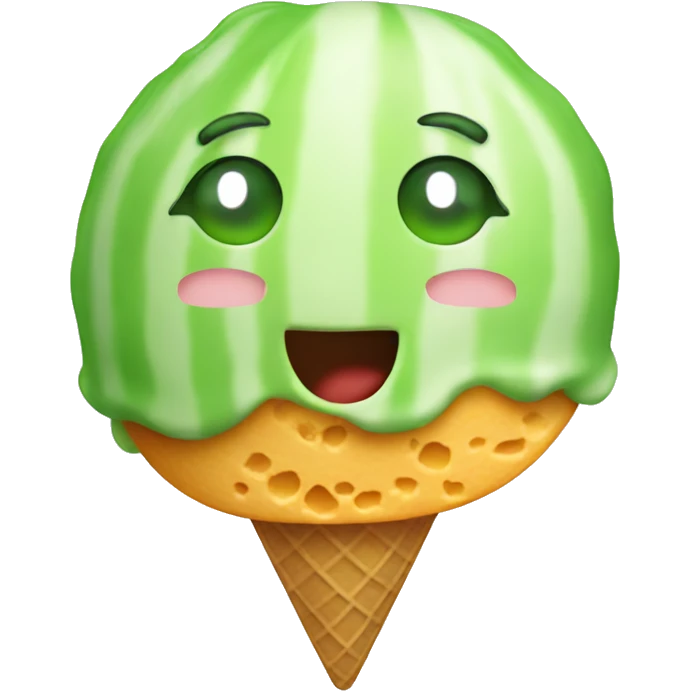 melon ice cream emoji