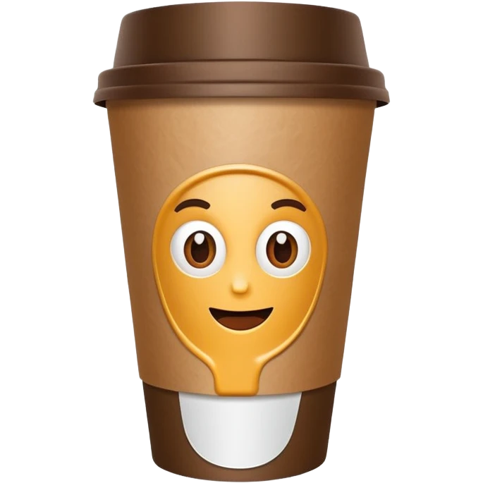 un café para llevar XXL emoji