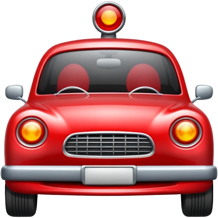 Car stopping emoji