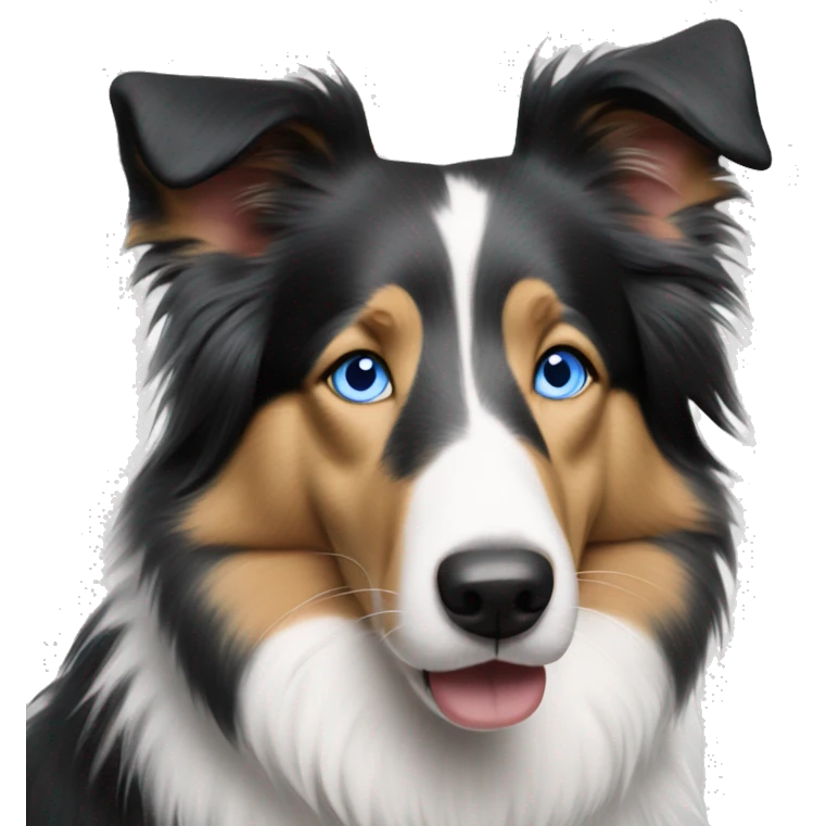 Collie blue eyes emoji