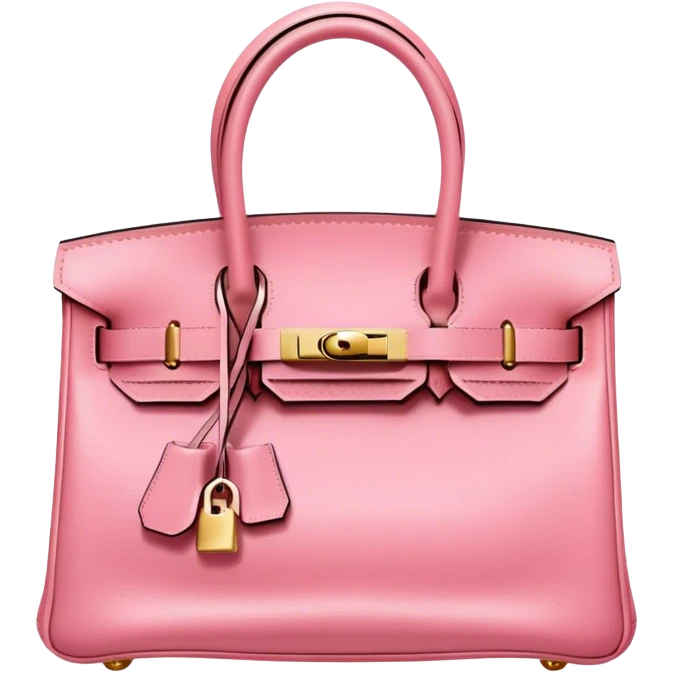 Pink Birkin bag emoji