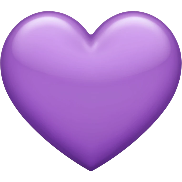 lilac heart  emoji