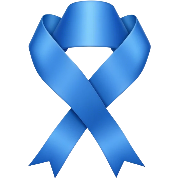 blue ribbon emoji