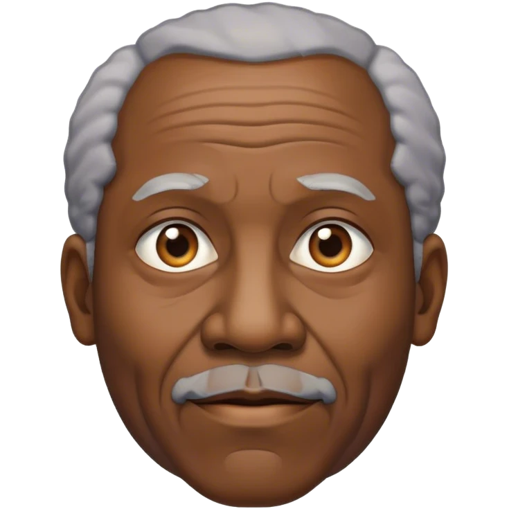 Old black man emoji
