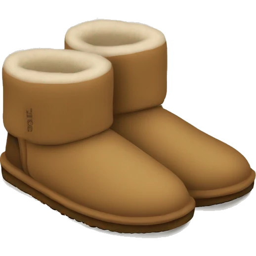 ugg slippers tasman emoji