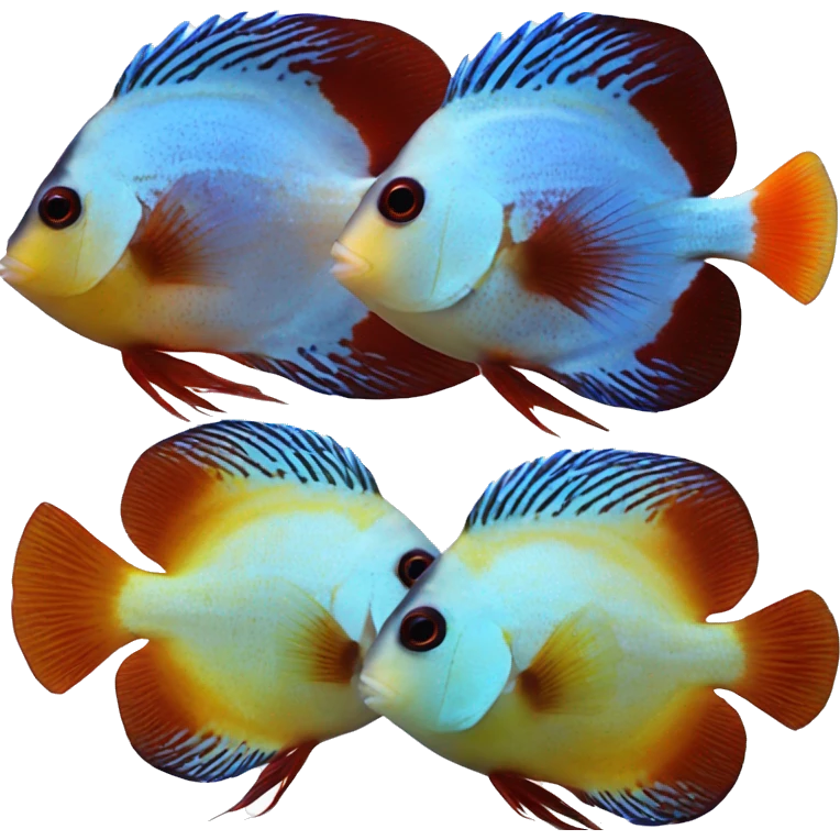 Symphysodon discus fish emoji