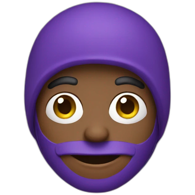 Purple guy emoji