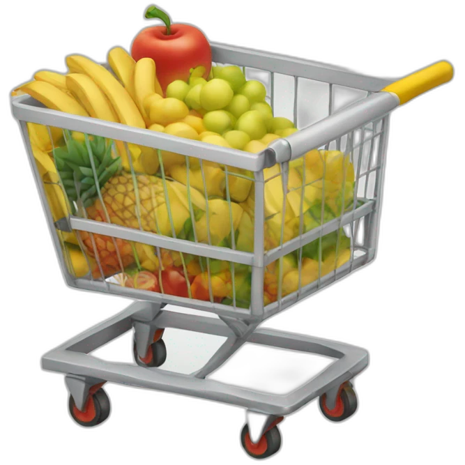 A Super Market cart  emoji
