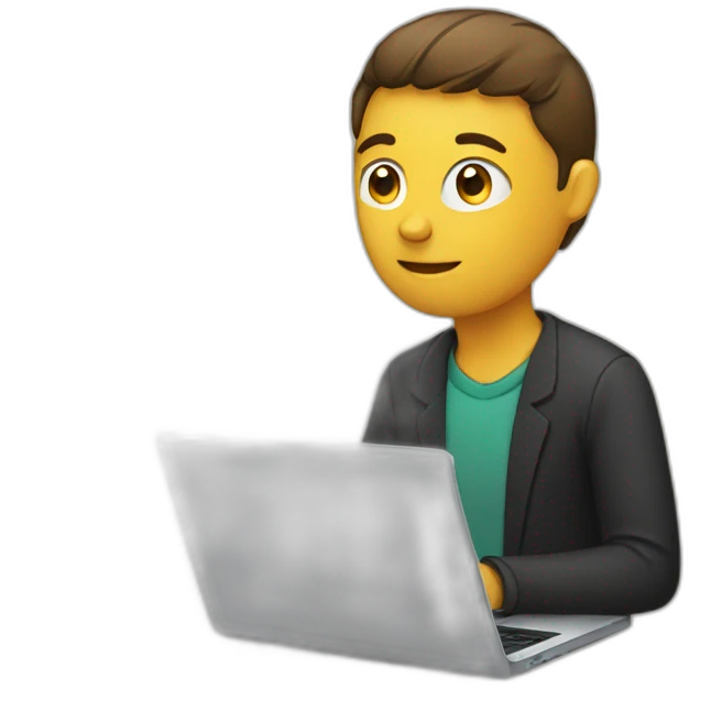 person with Laptop emoji