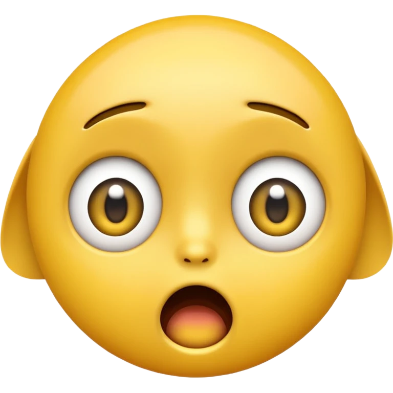 Yellow Appalled emoji emoji