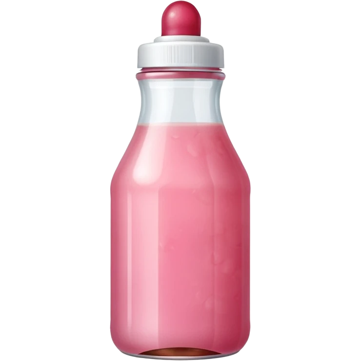 Thin tip squeeze bottle with lychee jam emoji