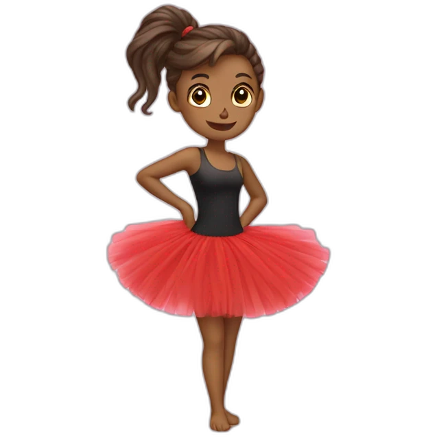 Chat qui fait du tutu emoji