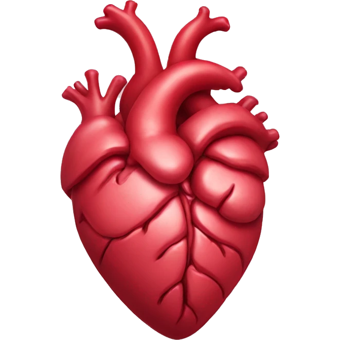 Anatomical heart emoji
