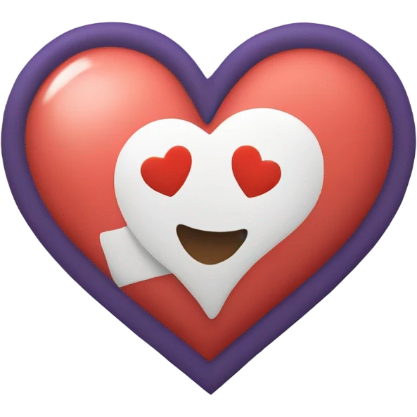 HEART EMOJI WITH GOOGLE LOGO COLORS emoji