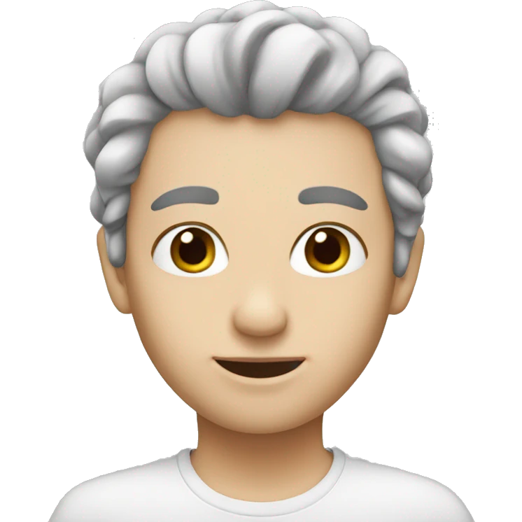 hair white skin emoji