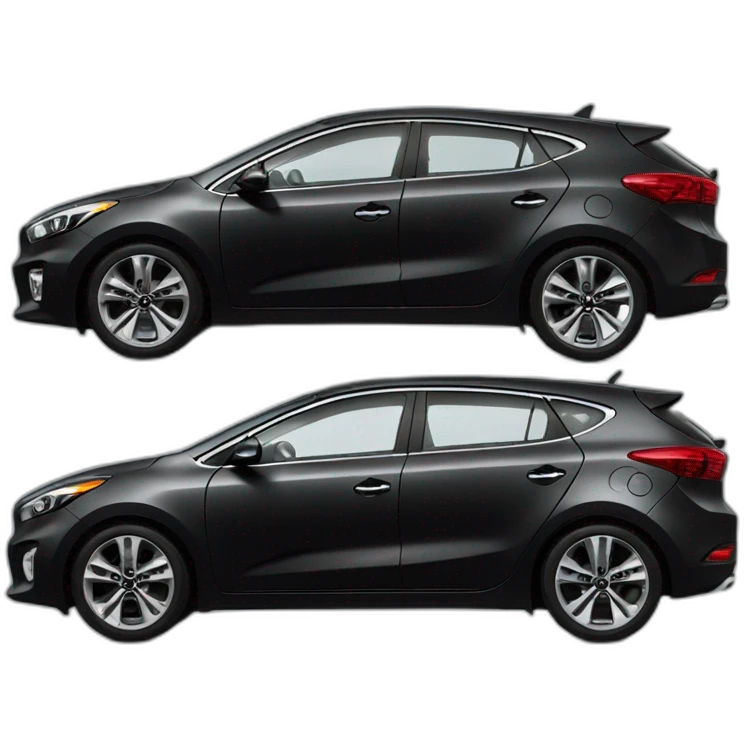 Black kia ceed 2013 emoji