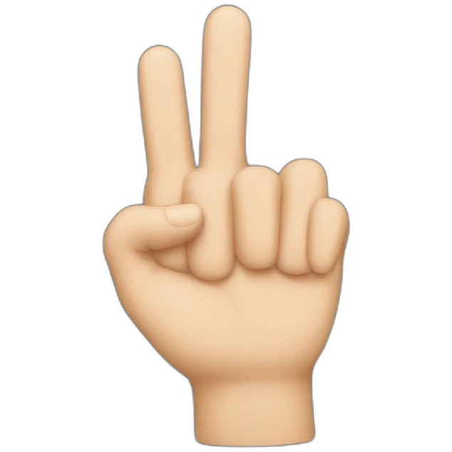 little finger up emoji