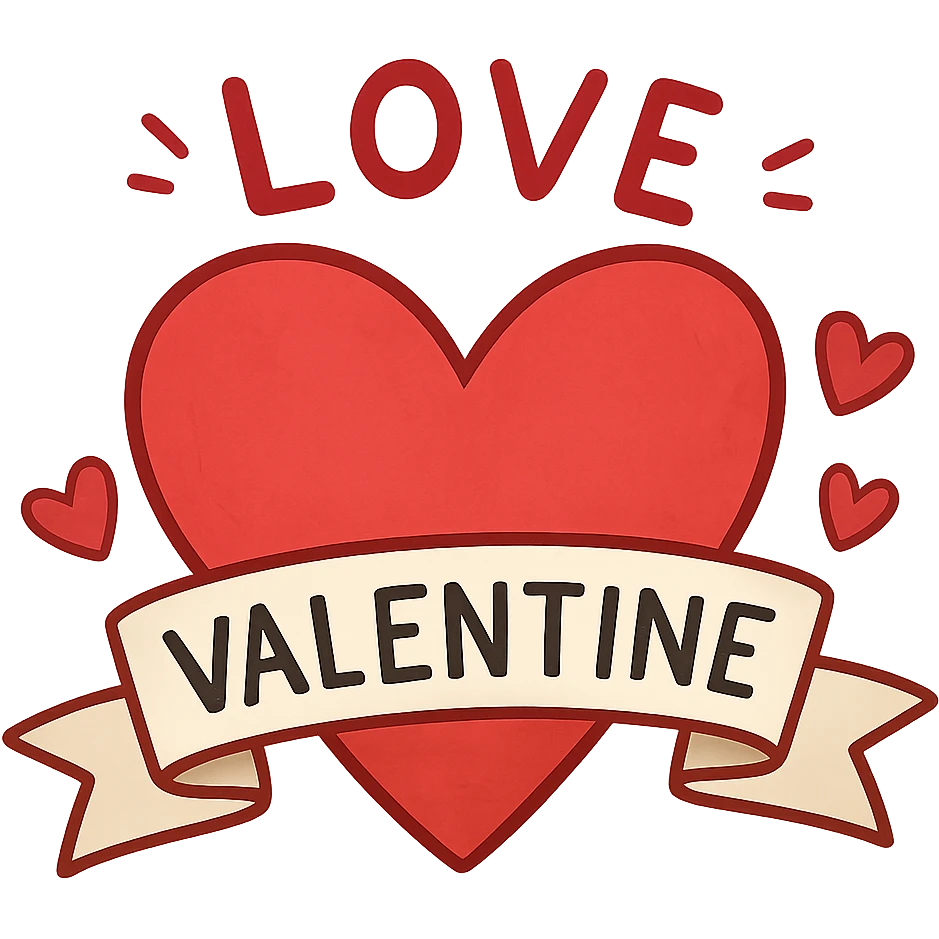 valentine, remove background emoji