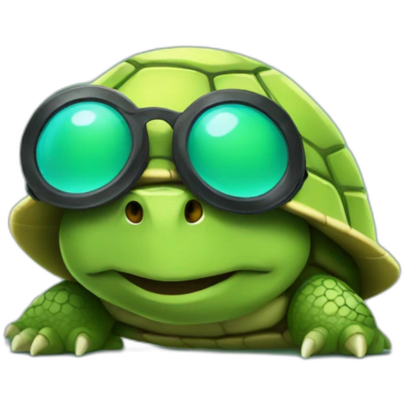 Dj turtle emoji