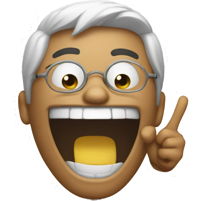 laughing with peace  emoji