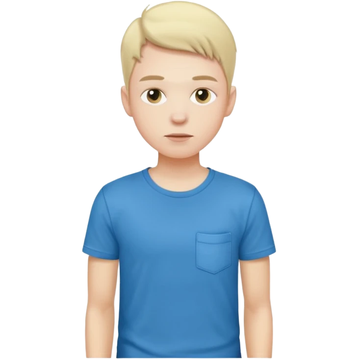 A young guy stands there with no money, his pockets are empty emoji